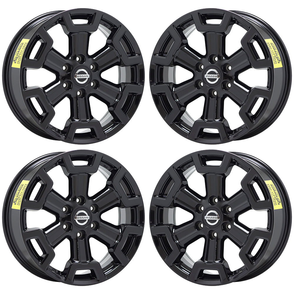 20" Nissan Titan XD Truck Gloss Black wheels rims Factory OEM set 4 62727